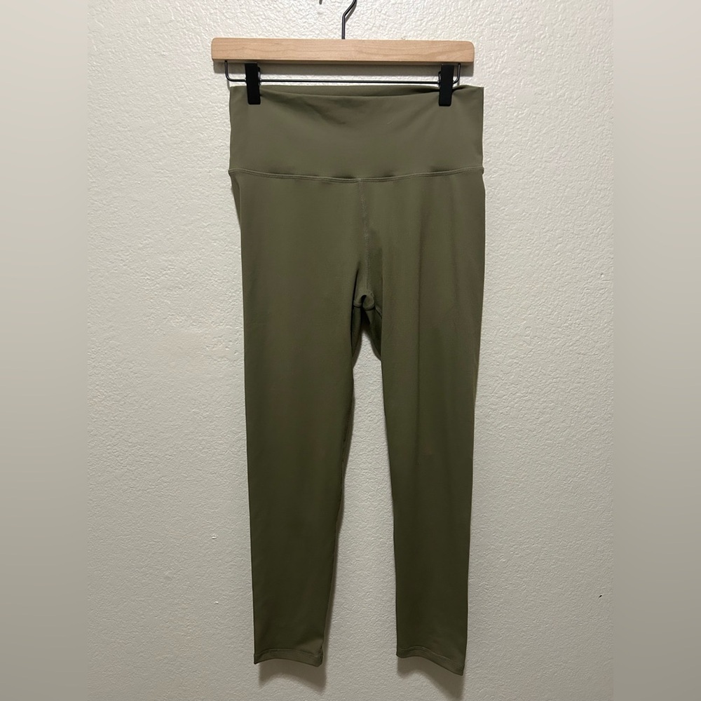 ECHT Butt Scrunch Leggings Olive Green | XL Glute Lift Gym Athleisure